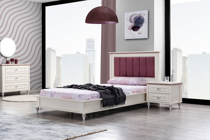 Hanah Home Somier Individual Ezgi Crema Claro Hanah Home Somier Individual Ezgi Crema Claro